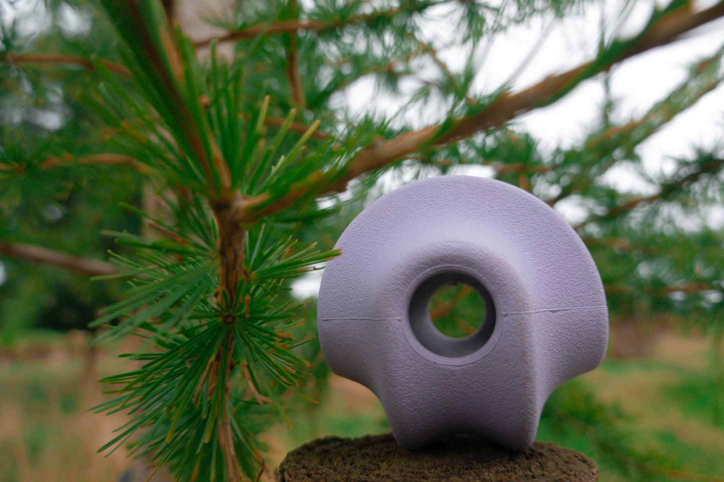 Natural rubber treat ball