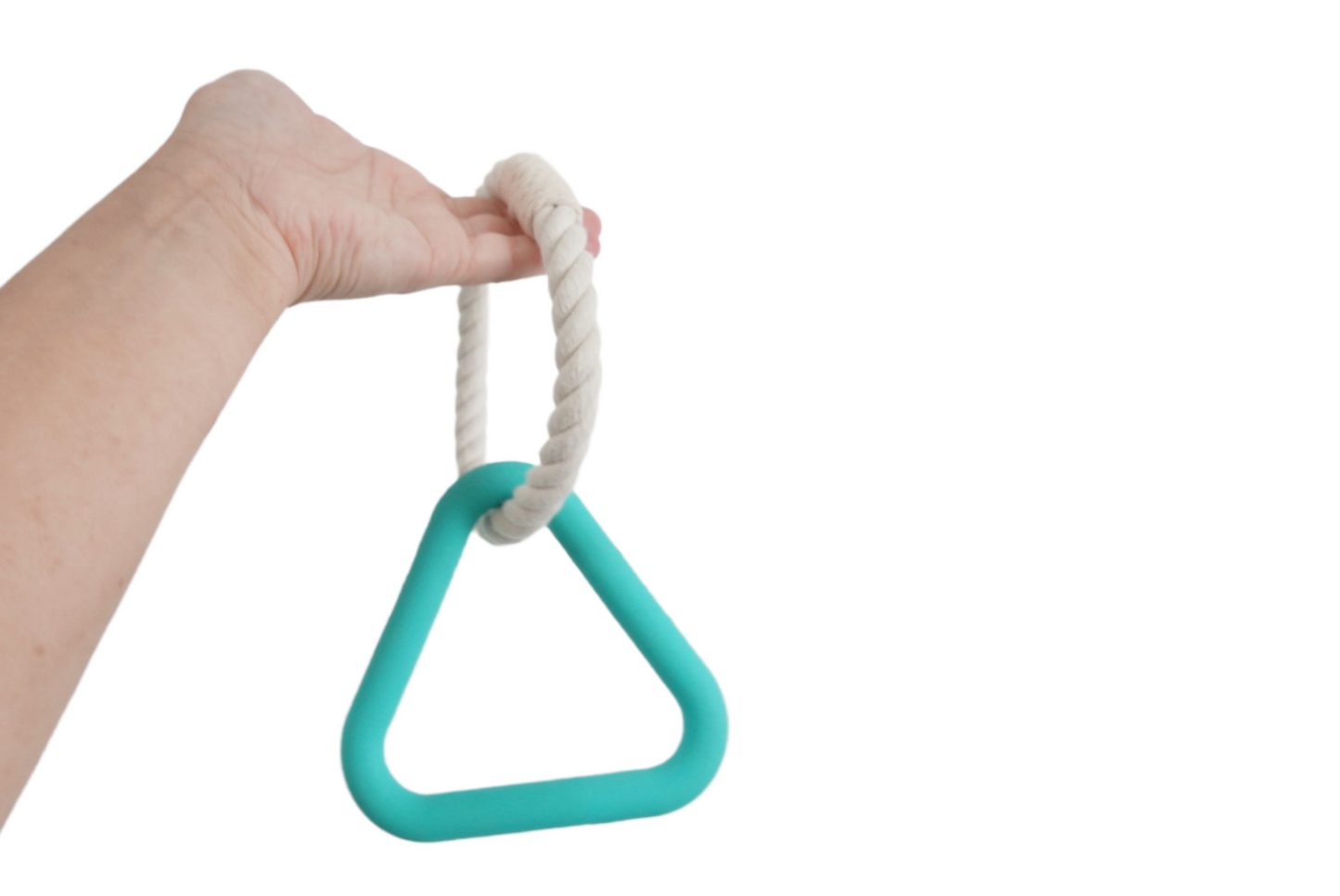 Natural rubber tug toy